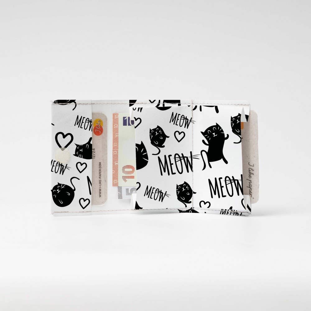 I Like Paper – wholesale Wallet – Women's – MEOW Tyvek® Flap Wallet3