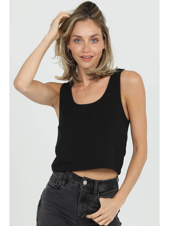 ANGIE - Venta al por mayor Camiseta sin mangas - Mujer - CAMISETA SIN MANGAS DE PUNTO DE ALGODÓN Y SPANDEX X2DQ2-ASIS