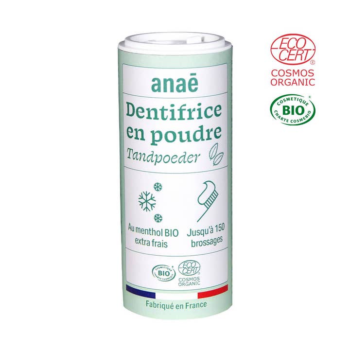 Toothpaste Powder - Mint Flavor - Anaé for wholesale by Ecodis - Grand Beau
