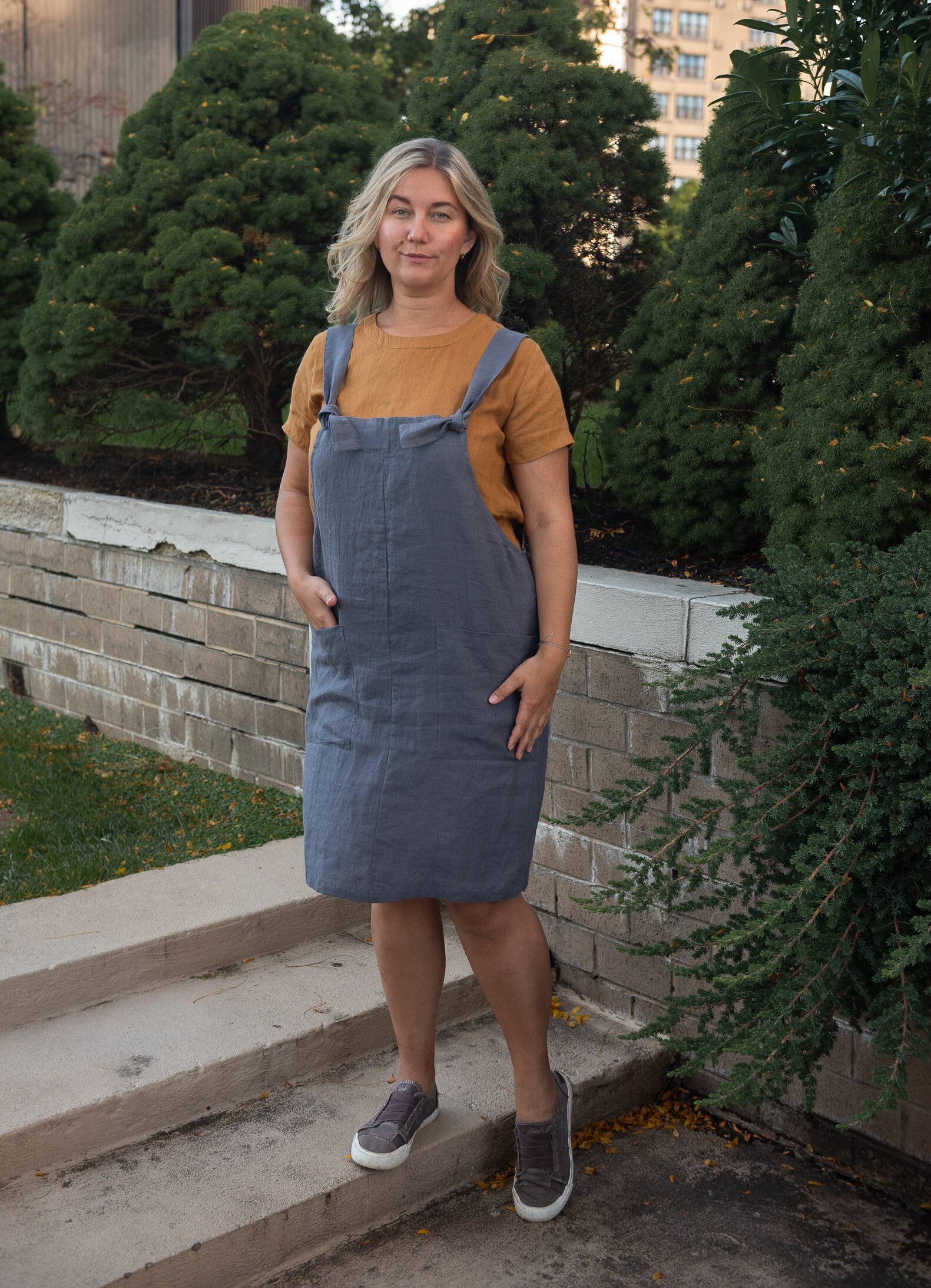 VIKOLINO - Wholesale Dress - Women's - Linen Garden Dress6