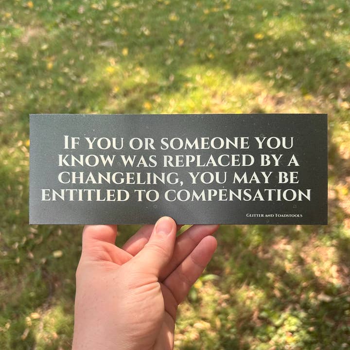 Aimant Pare-chocs Changeling pour la vente par Glitter and Toadstools