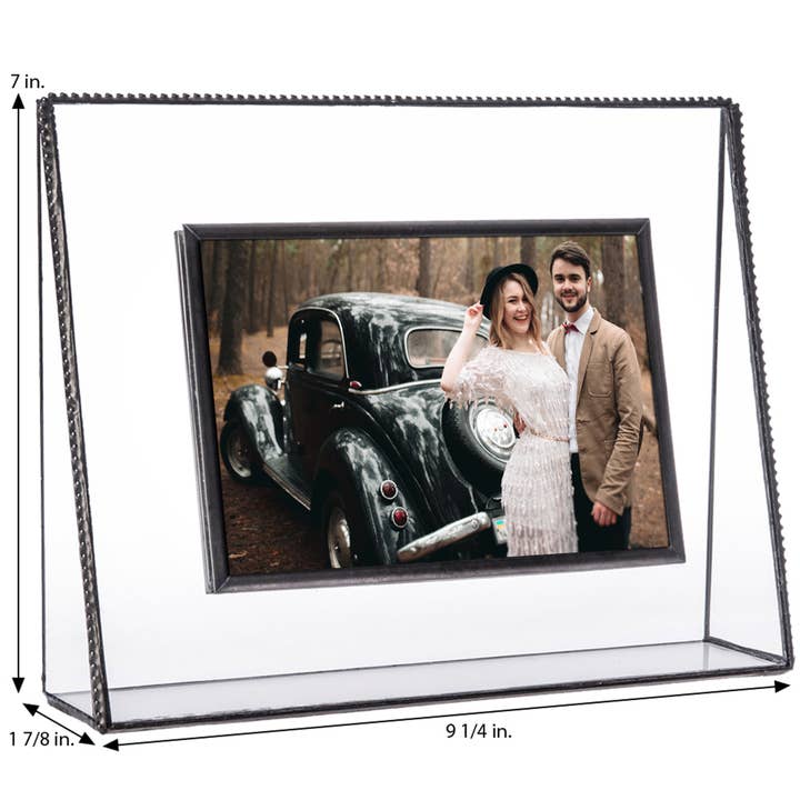 J Devlin Glass Art & Bert Anderson Collection - Wholesale Picture Frame - Beaded Glass Picture Frames 8x10 5x7 4x6 By J Devlin Pic 319