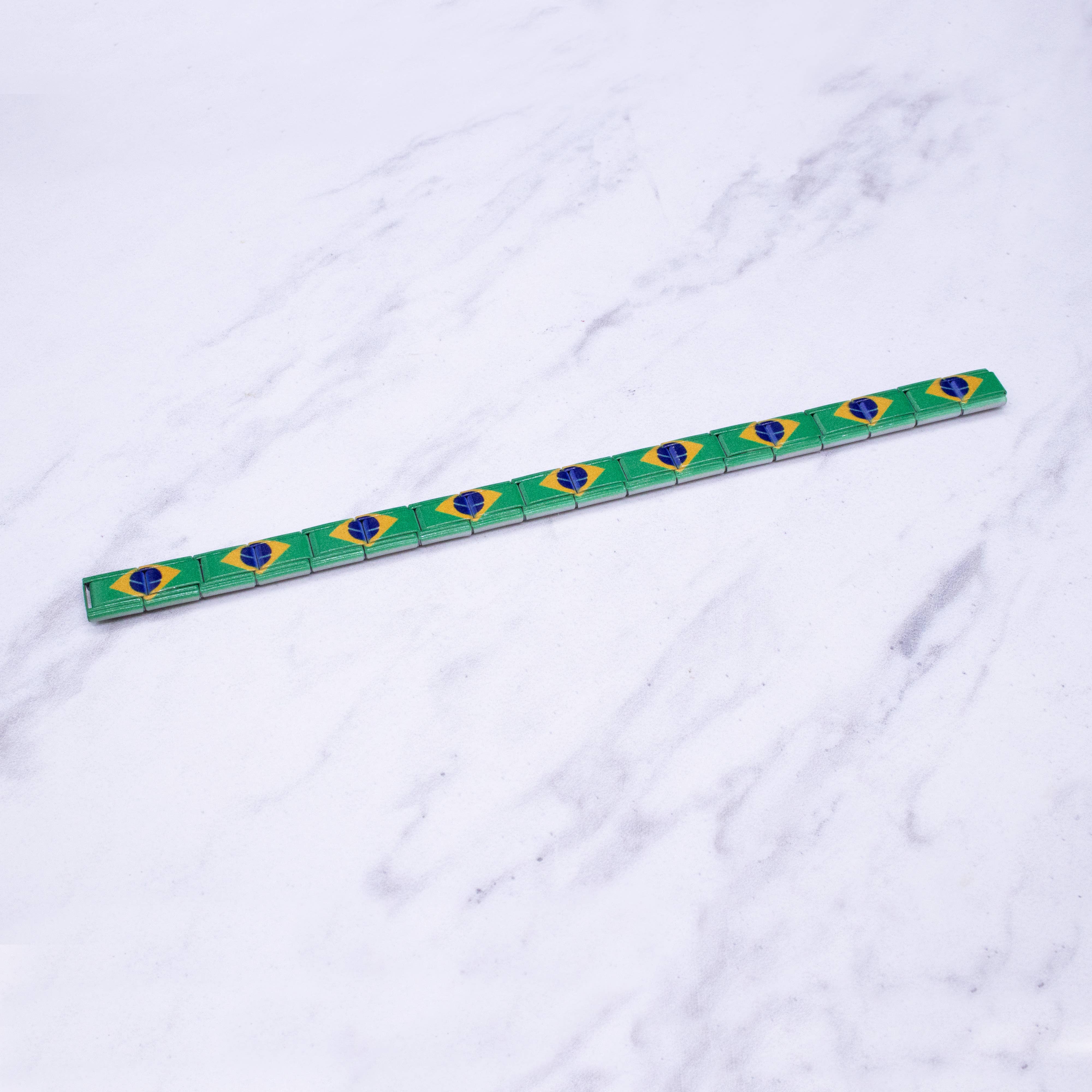 Natalia - Wholesale Charm/Dangle Bracelet - Italian Charm Bracelet Flags - Link Jewelry12