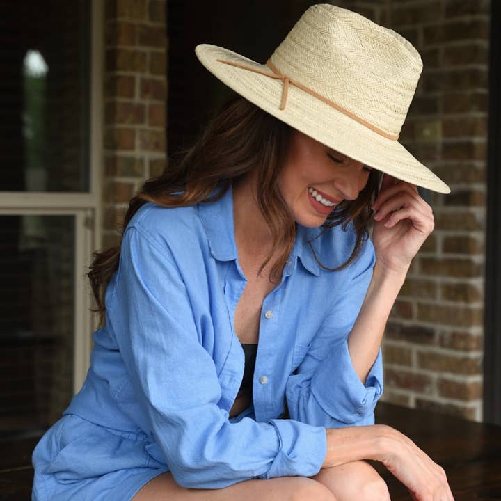 Safari Straw Sun Hat - Style Paulo and other Purchase Wholesale straw sun hats. Free Returns & Net 60 Terms on Faire trending on Faire.