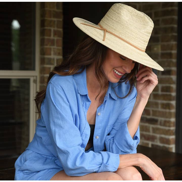Natural Safari Straw Sun Hat - Style Paulo for wholesale on Faire7