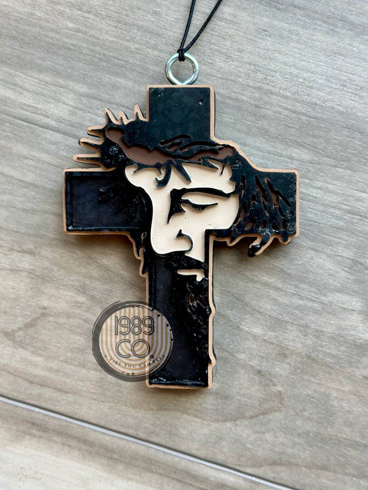 Jesus Cross Car Freshie voor wholesale door 1989 Co.