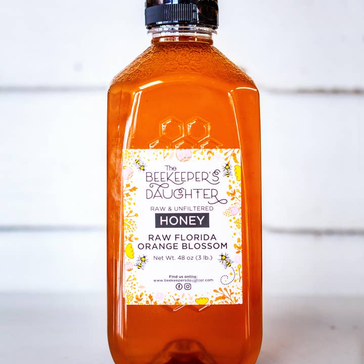 The Beekeeper's Daughter - Wholesale Honey - 3 LB Raw Florida Orange Blossom0