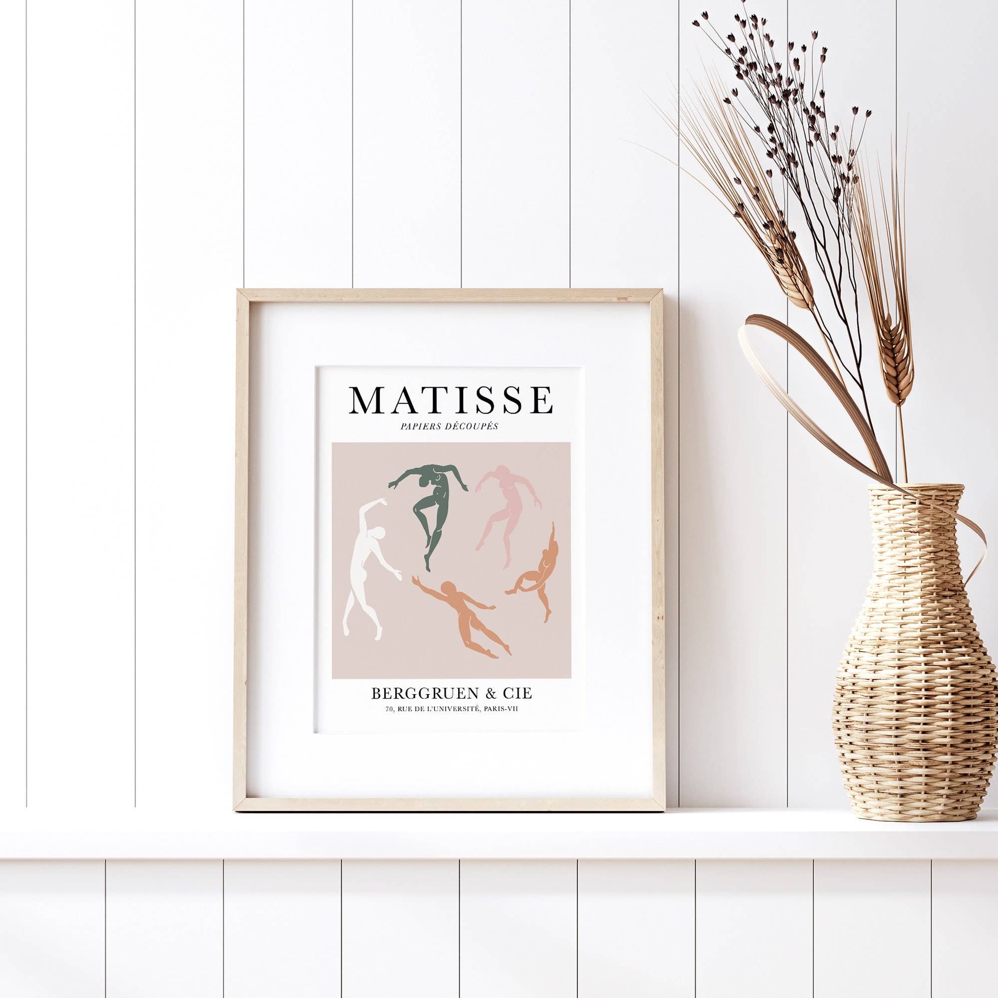 Sugar & Canvas – wholesale Konsttryck – Henri Matisse The Dance Cut-Ots Vintage Affisch Konst Print | Matisse Print, Matisse Affisch, Abstrakt Kroppsfigur, Papiers Decoupes #M053