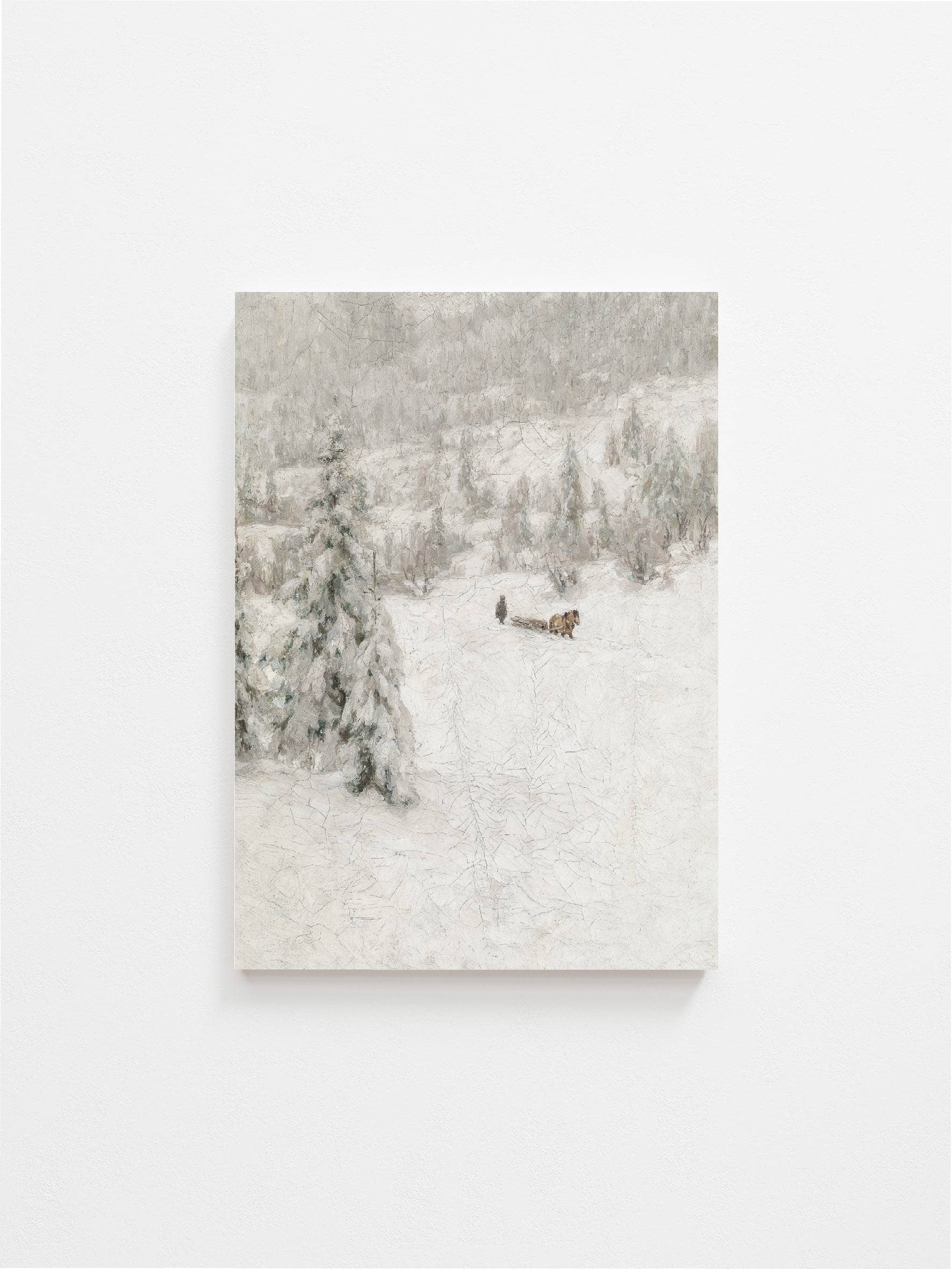 Pink Lemon Decor - Wholesale Art Print - Winter Mist Vintage Art Print | Christmas Art2