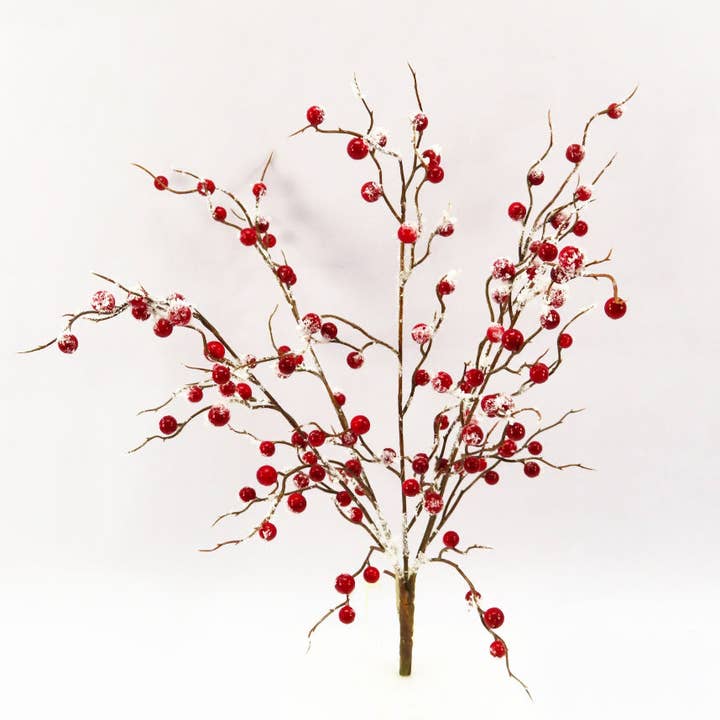Snow Berry Bush X5 17" for wholesale by ES Essentials