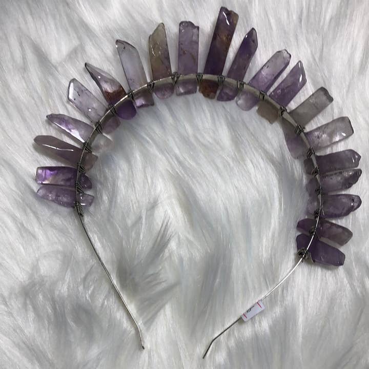 WHOLIFECO - Wholesale Tiara – Women’s - Raw Crystal crown - Gemstone Tiara for bride8