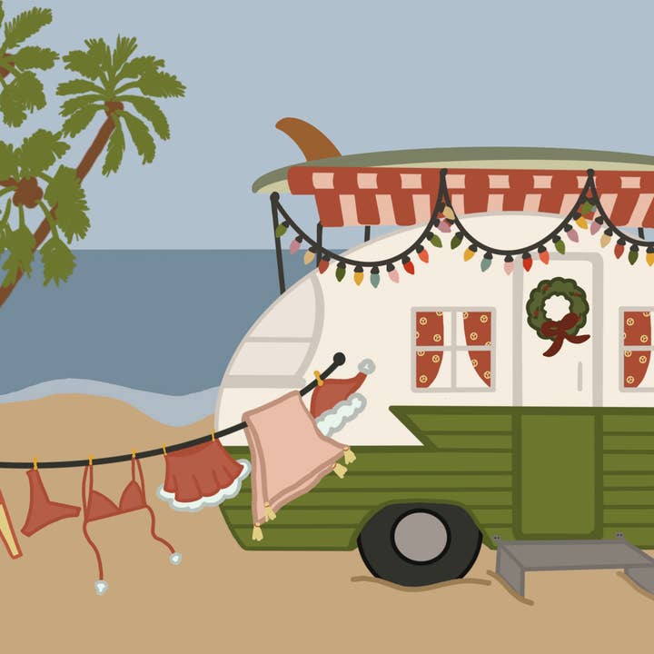 Jultomten på surfsemester för wholesale av SALTY SOUL