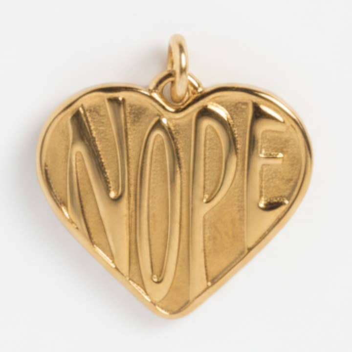 Pendente "Não" por atacado de Adorn512