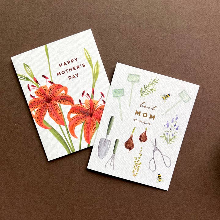 Abigail Jayne Design - Wholesale Mother's Day Card - Tiger Lily Mother's Day Card | Mom & Seasonal Card3