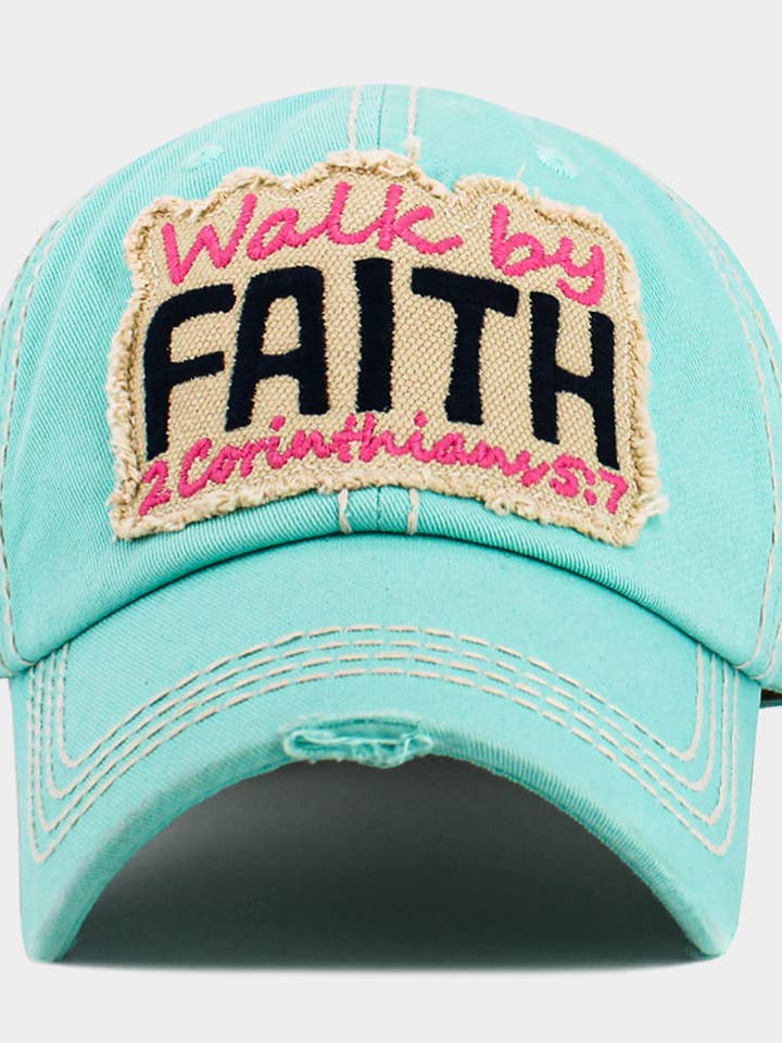 WALK BY FAITH Vintage Baseball Cap and other Purchase Wholesale walk by faith. Free Returns & Net 60 Terms on Faire trending on Faire.