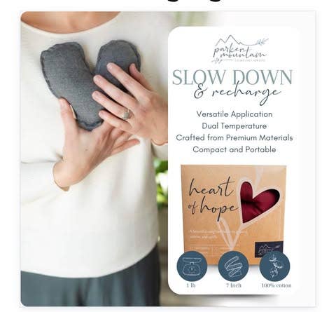 Parker Mountain Comfort Wraps – Großhandel Wärme-/Kältekompresse – Herz der Hoffnung, Erdansicht Kollektion2