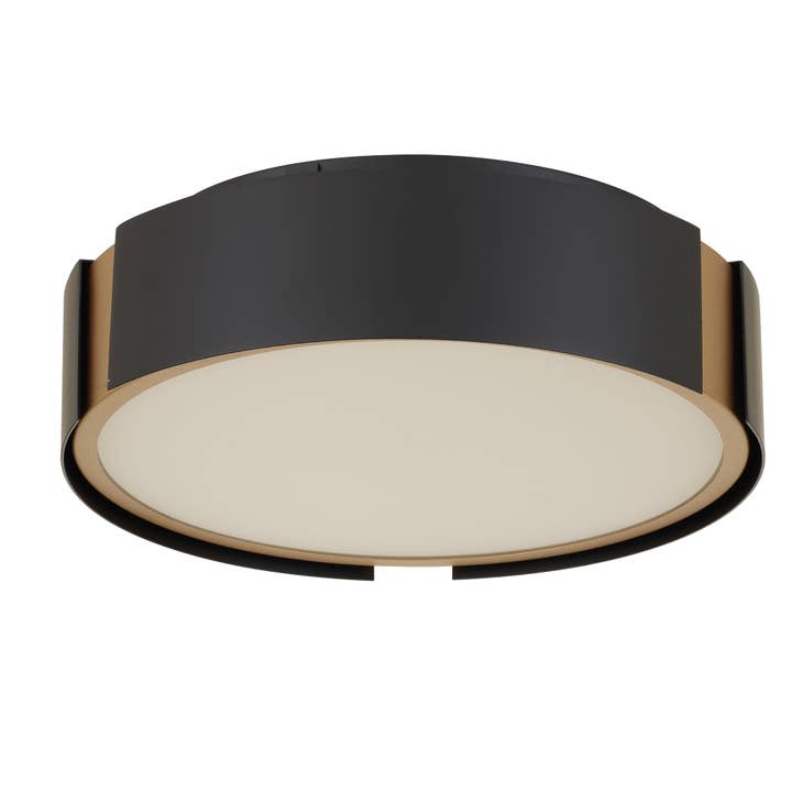 Brio Lighting - Wholesale Chandelier/Hanging Light - Ember 10" Matte Black Brass LED Flush Mount Ceiling Light5