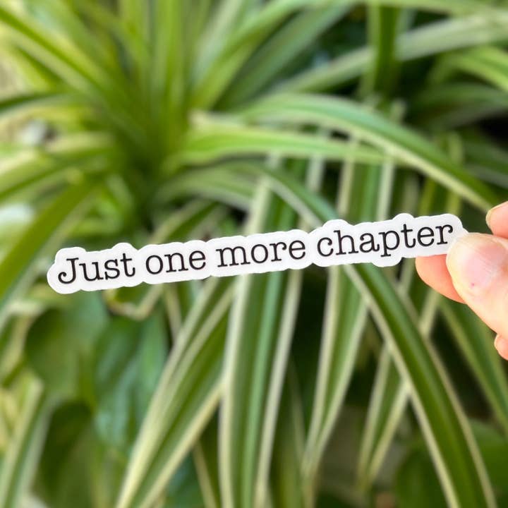 Just one more chapter - Bookish Sticker for wholesale by Fritz + Key