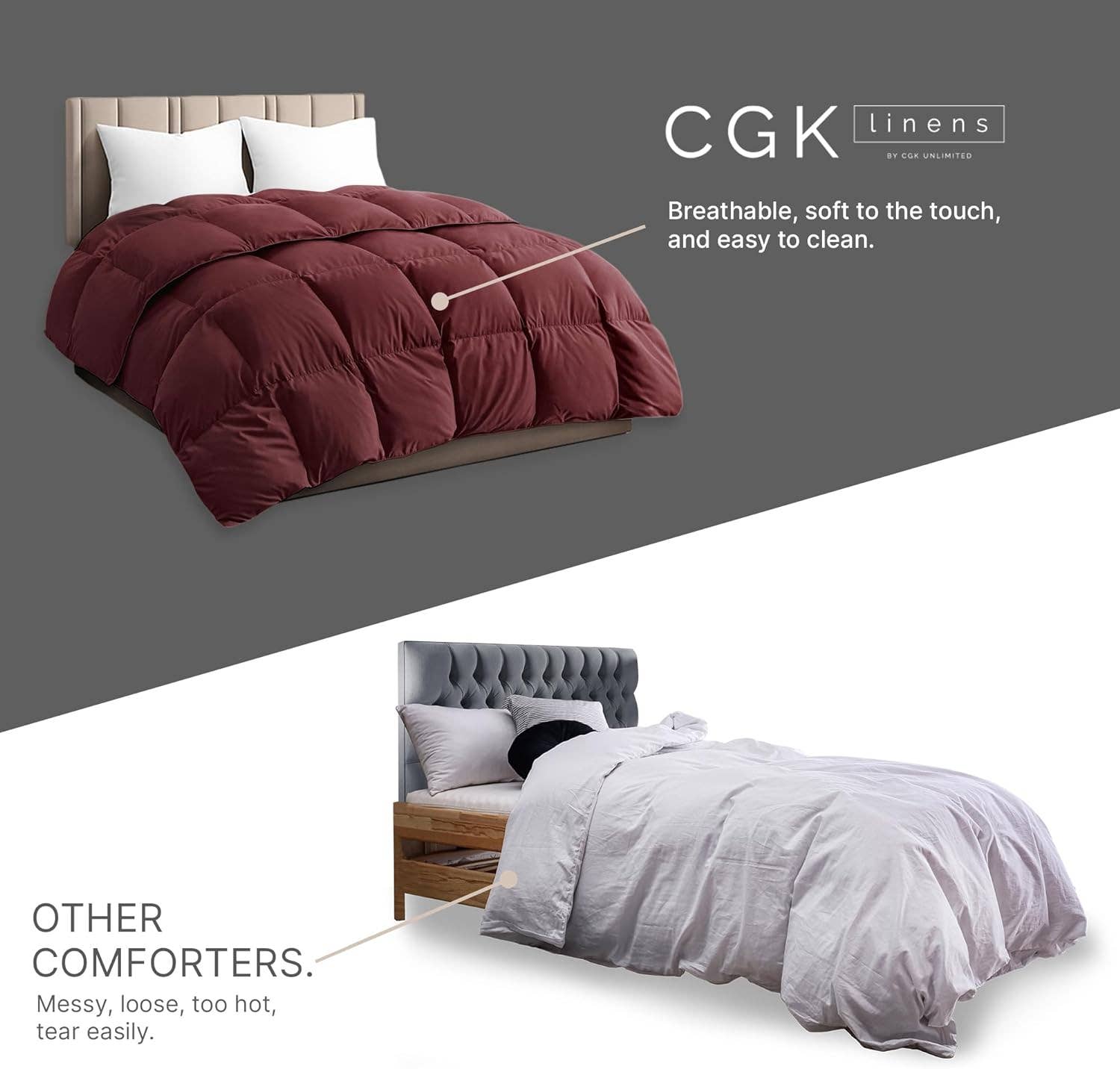 CGK Unlimited - Wholesale Down Comforter - Premium Down Alternative Comforter - All Season & Oversized67