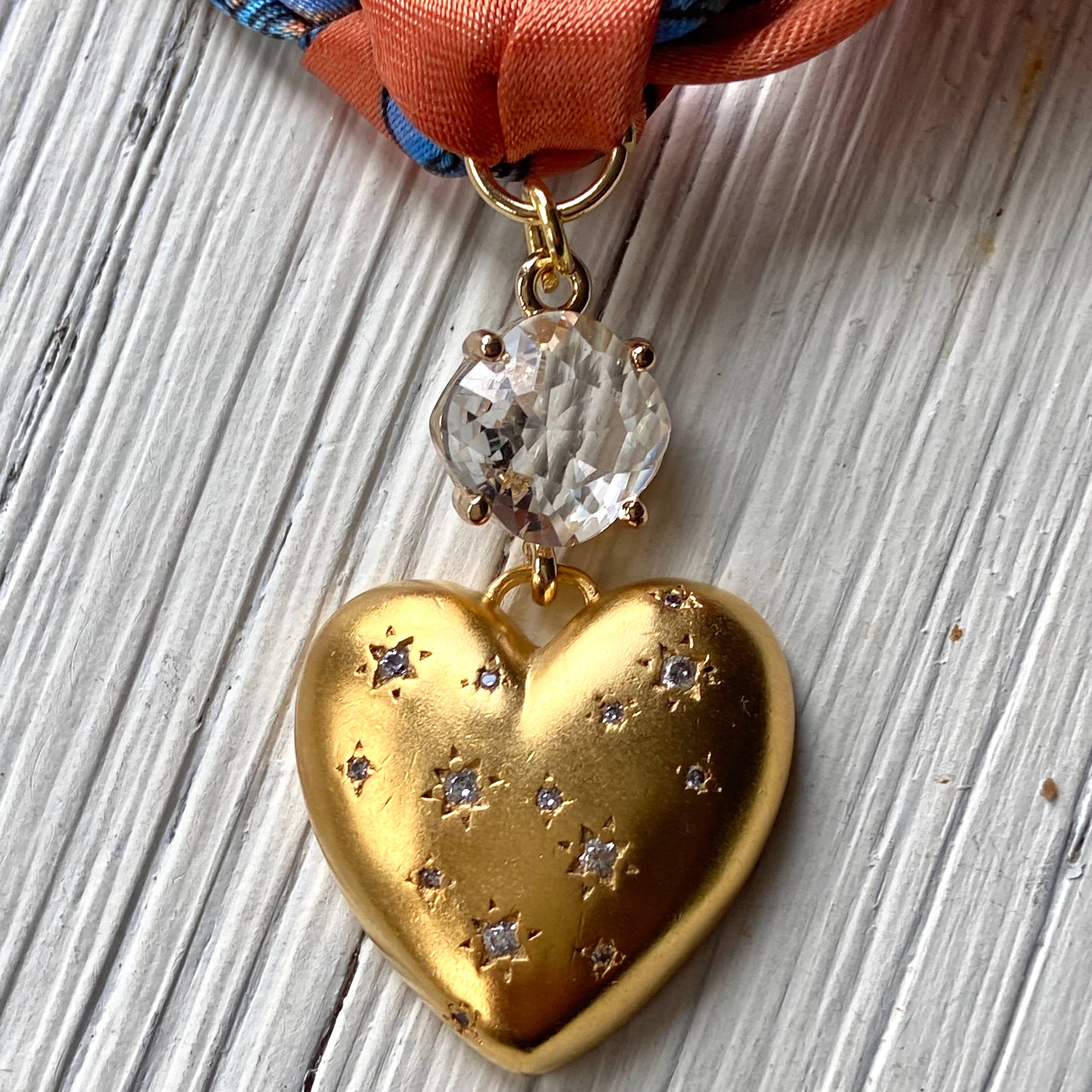 VB&CO Designs Handmade Jewelry - Venta al por mayor Bufanda - Mujer - Collar de bufanda anudado Padre Nuestro Noche estrellada de Van Gogh7