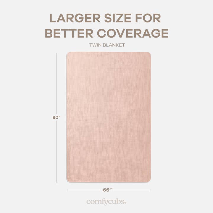 Comfy Cubs - Wholesale Bedding Blanket - Muslin Blanket for Adults, 6-Layer Bedding by Comfy Cubs90