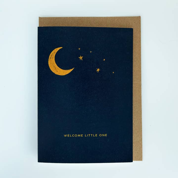 Welcome Little One - Design-Led Baby Card for wholesale by May Bear designs