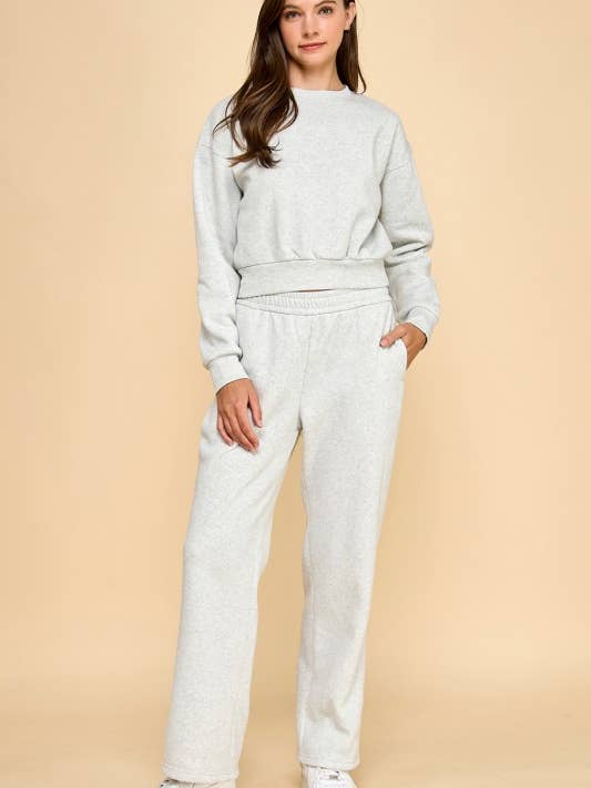 FT263 PF60 SET FRENCH TERRY FLEECE SWEATSHIRTS & JOGGER SETS for wholesale by MIO WHOLESALE