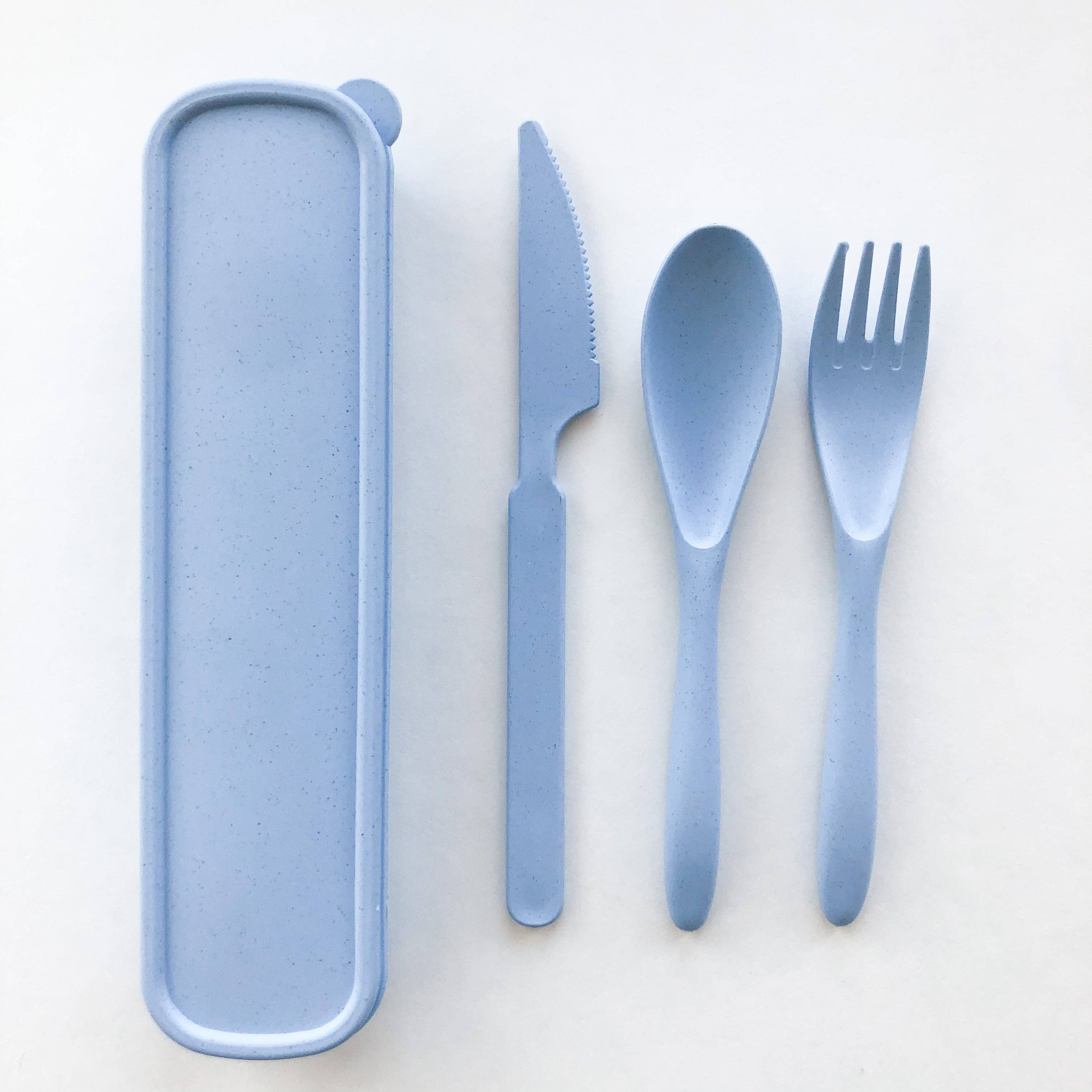 Smile Boutiques - Wholesale Assorted Cutlery Set - Biodegradable Reusable Wheat Straw Cutlery Set2