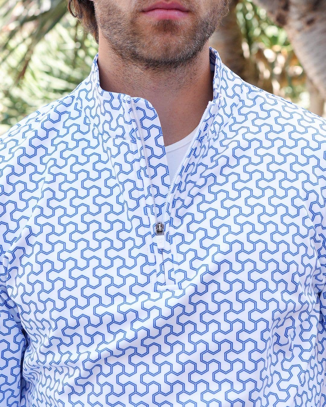 USA Palm - Wholesale Sweatshirt - Unisex - Cloud 1/4 Zip14