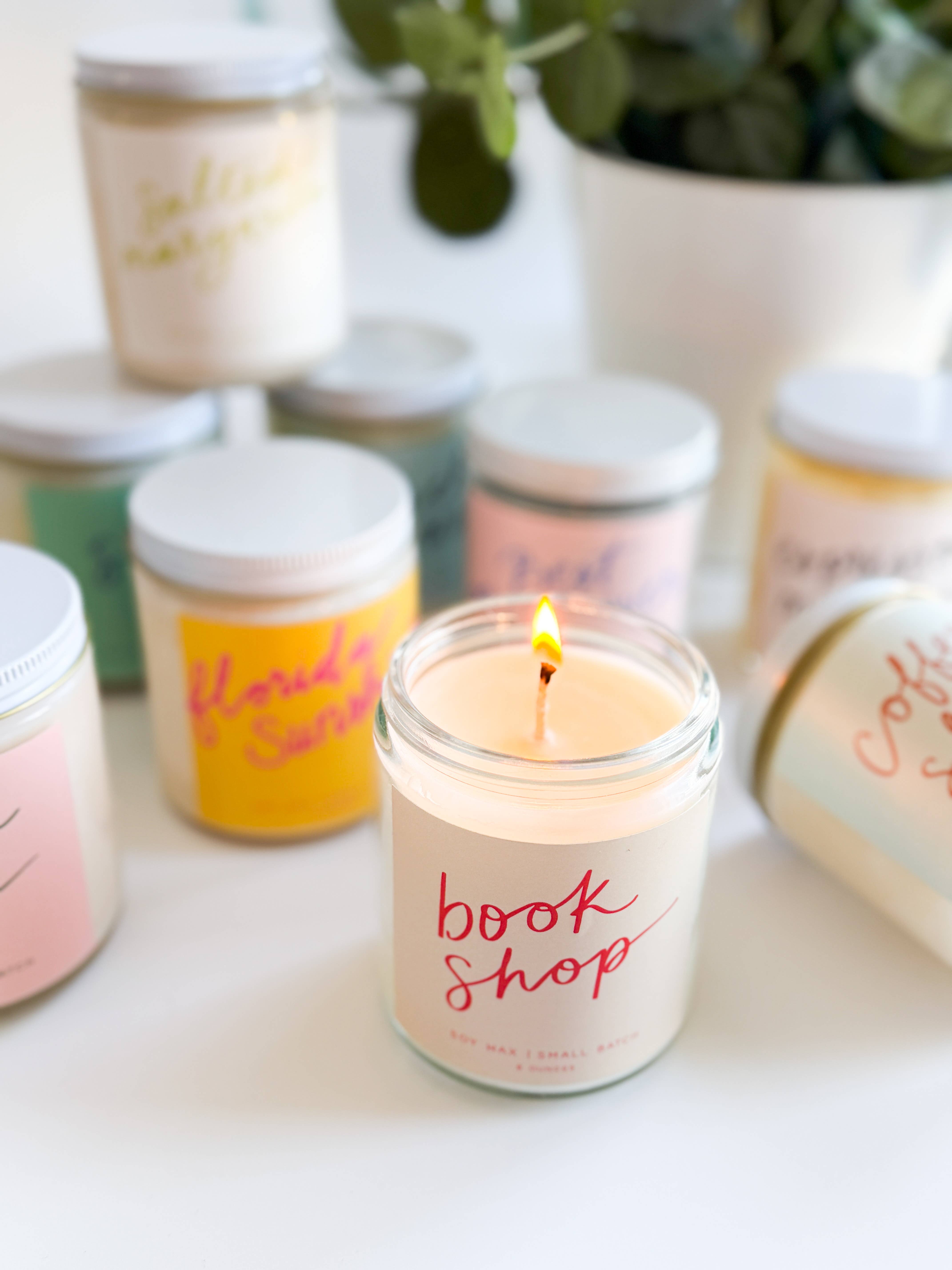 Poured Goods - Wholesale Jar/Filled Candle - Book Shop - Candle6