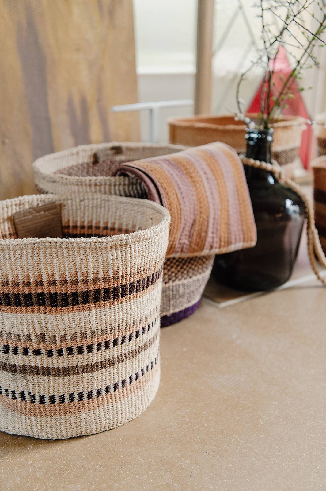 Crafts by Solid - Wholesale Basket - Handwoven Sisal Baskets - Natural Hues - XXS - XXL59