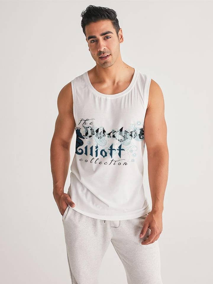 Dwayne Elliott samling Paisley Design mænds sportstank for engroshandel hos Dwayne Elliott Collection