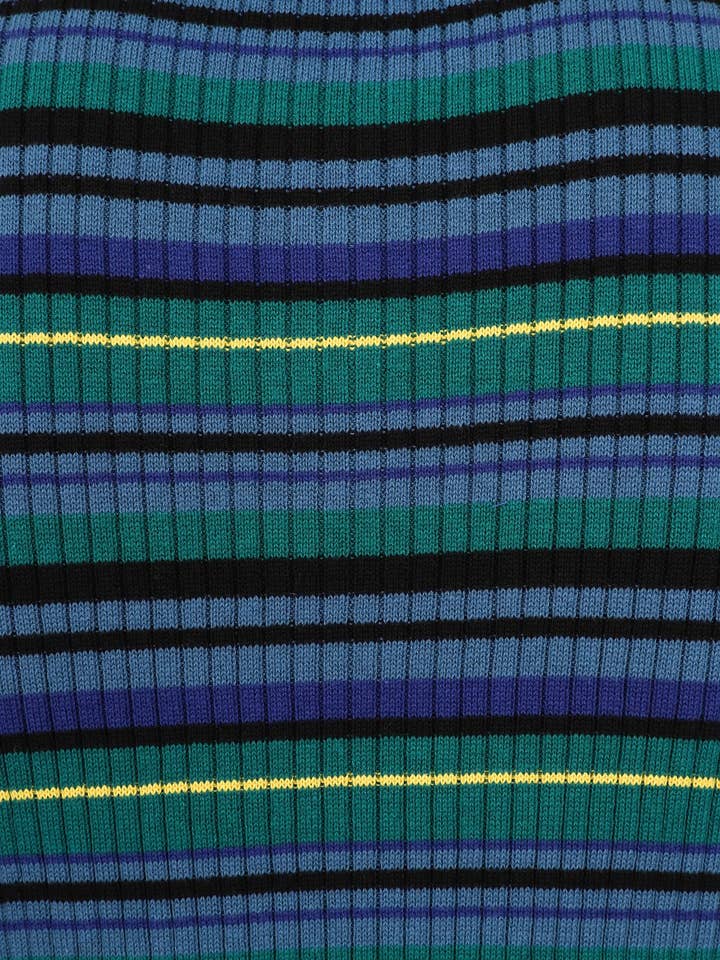 BLUEGREEN Pablo Striped Knitted Polo Blue for wholesale on Faire3