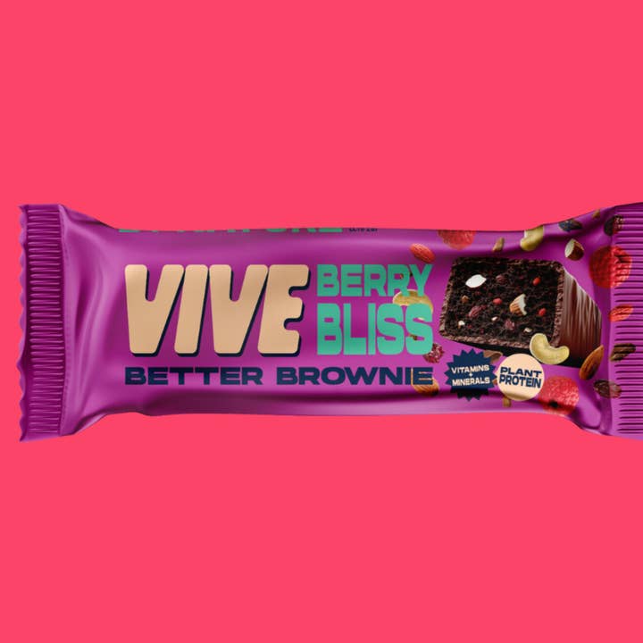 Vive – Großhandel Schokoriegel – Besserer Brownie - Berry Bliss1