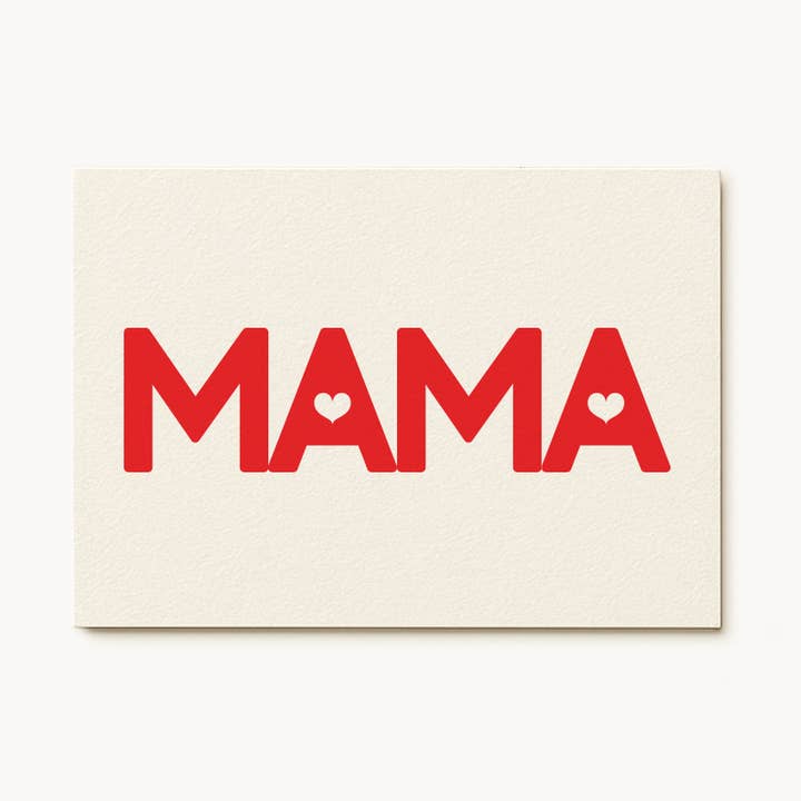 Mama A6 Landscape Card for wholesale by SOBA STUDIO