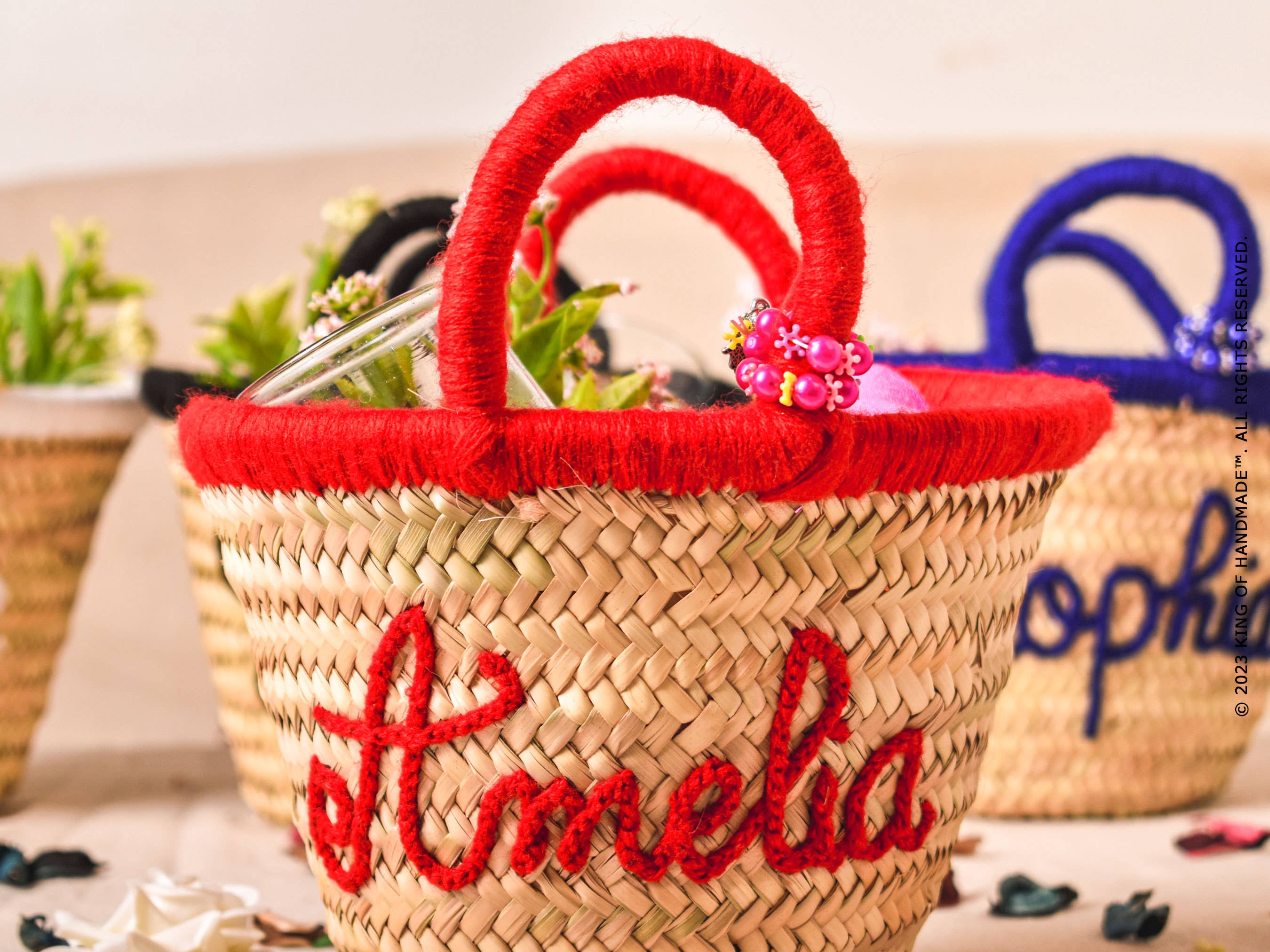 King Of Handmade - Wholesale Beach Bag - Custom embroidered handbags For Bride, Bridal party Gift10