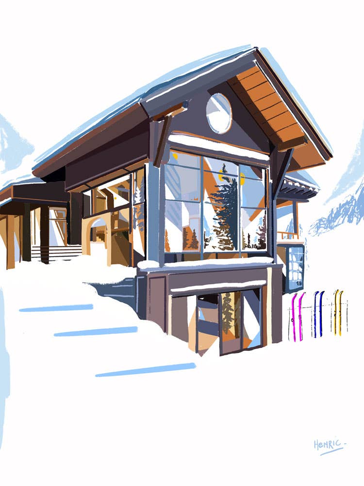 Atelier Contemporain - Wholesale Art Print - Fine Art Print - “The Chalet” - Jean-Philippe Henric7
