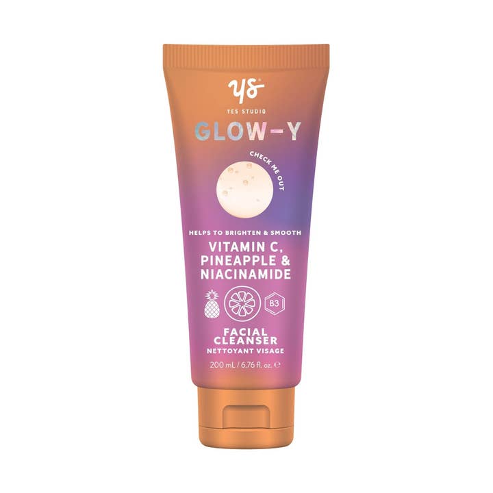 GLOW-Y Facial Cleanser - Vitamin C, Pineapple & Niacinamide for wholesale by Yes Studio