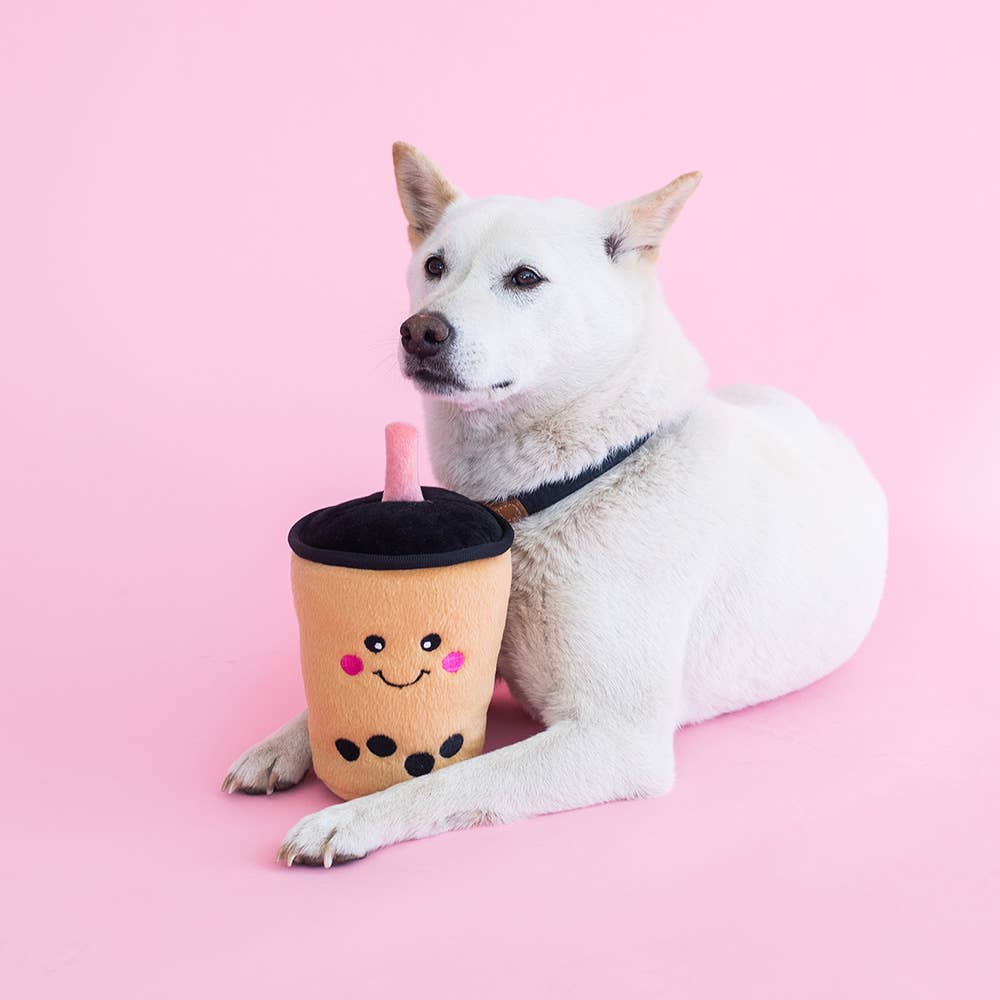 ZippyPaws - Wholesale Pet Plush Toy - Dog - NomNomz® - Boba Milk Tea - Dog Toy2