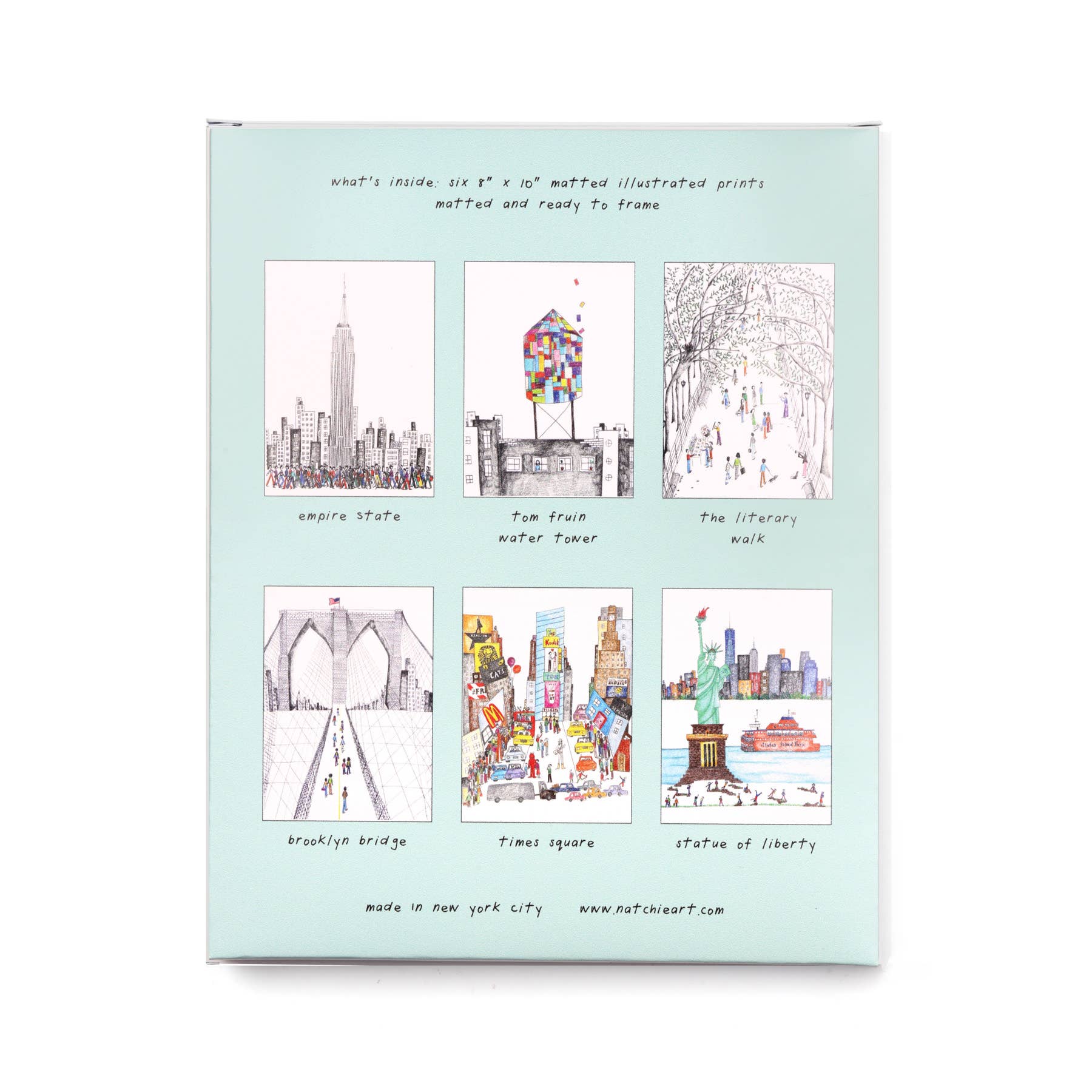 Natchie - Wholesale Art Print - New York City Gift Box1