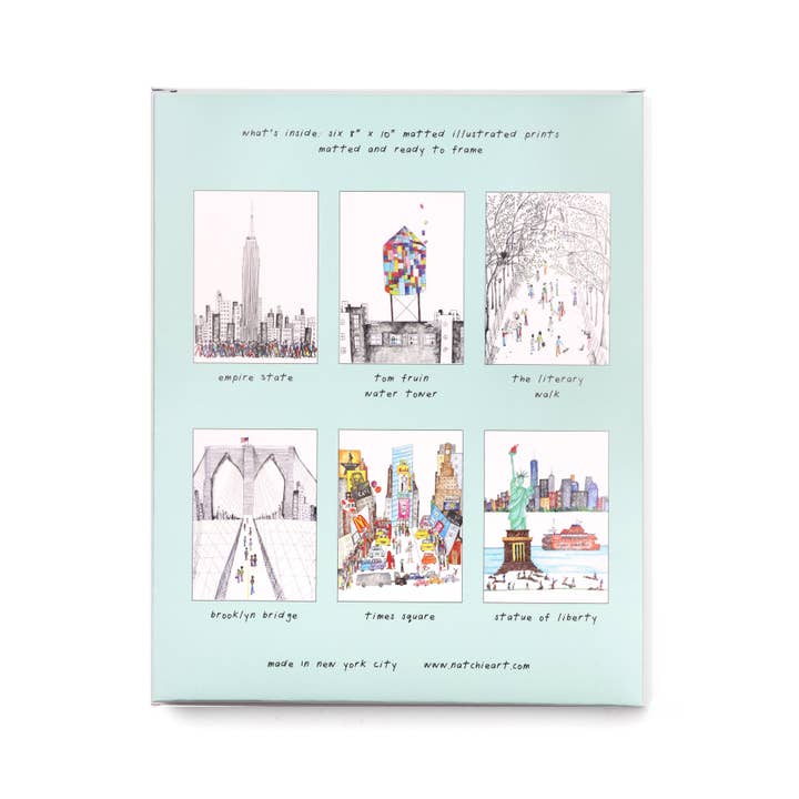 Natchie - Wholesale Art Print - New York City Gift Box1