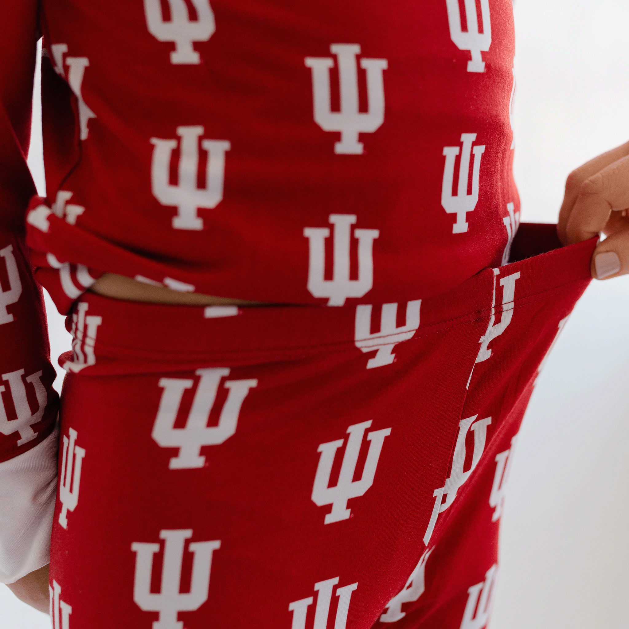 Tailgate Tikes - Wholesale Sleepwear Set - Kids - Indiana Hoosiers Two-Piece Pajama Set4