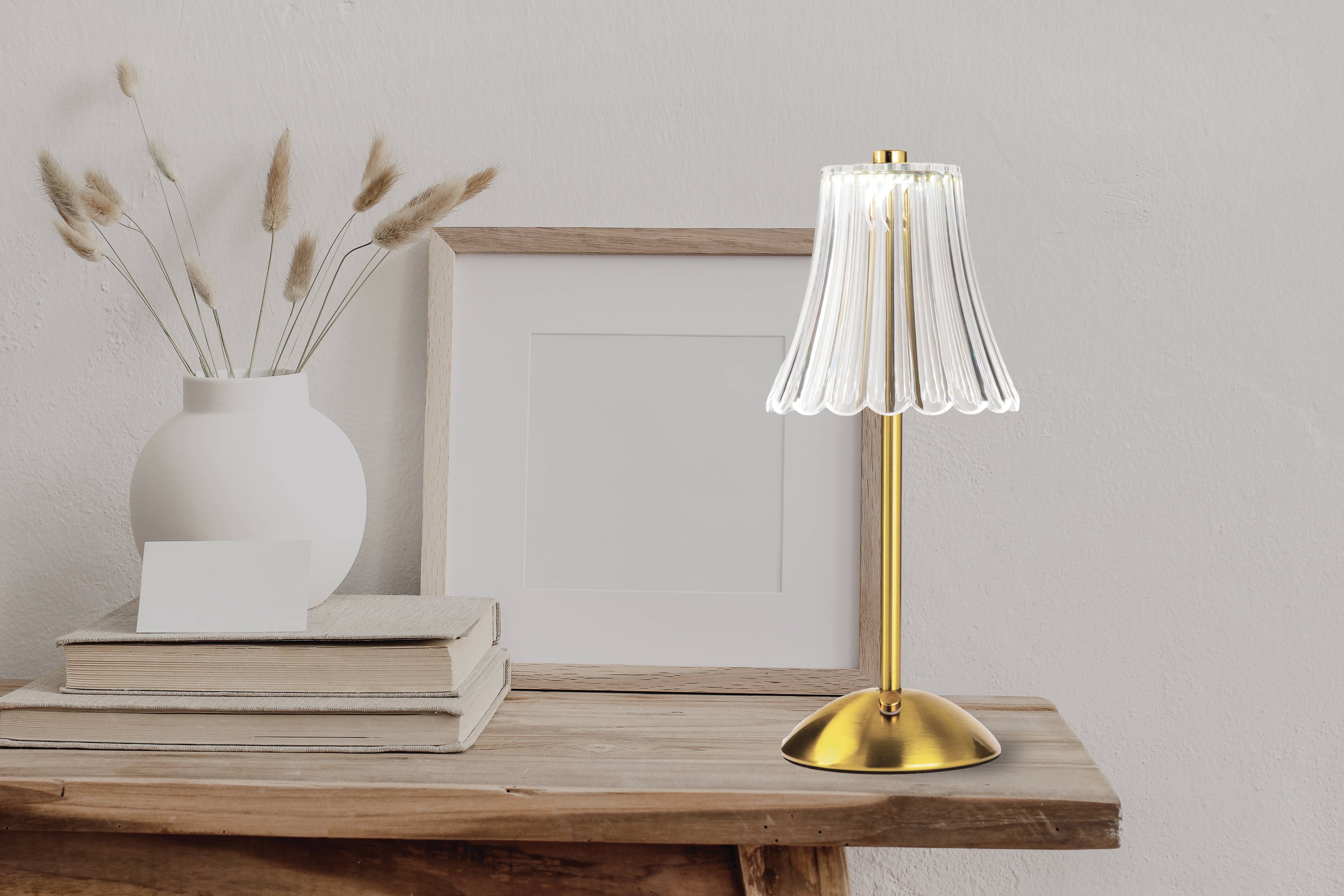 Gotham Steel/Granitestone - Wholesale Accent/Desk Lamp - Alma Table Lamp Small Cordless Touch LED Rechargeable 2