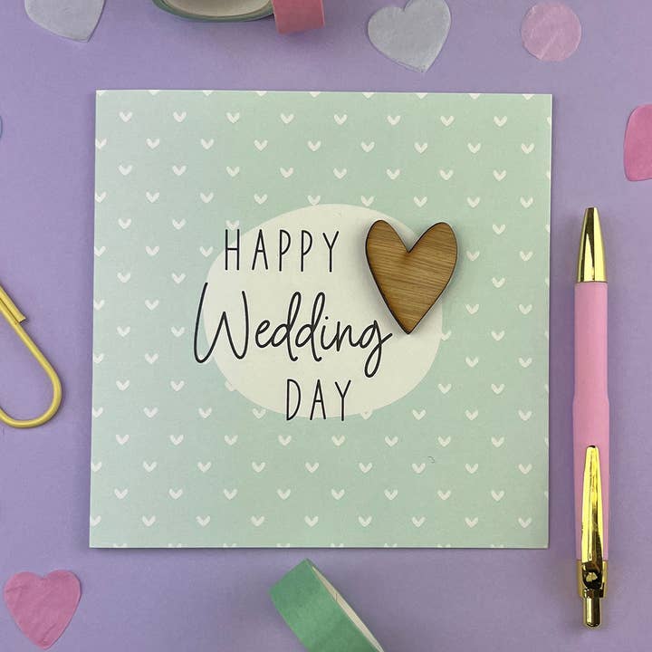 Happy Wedding Day Card for wholesale by KDee Designs