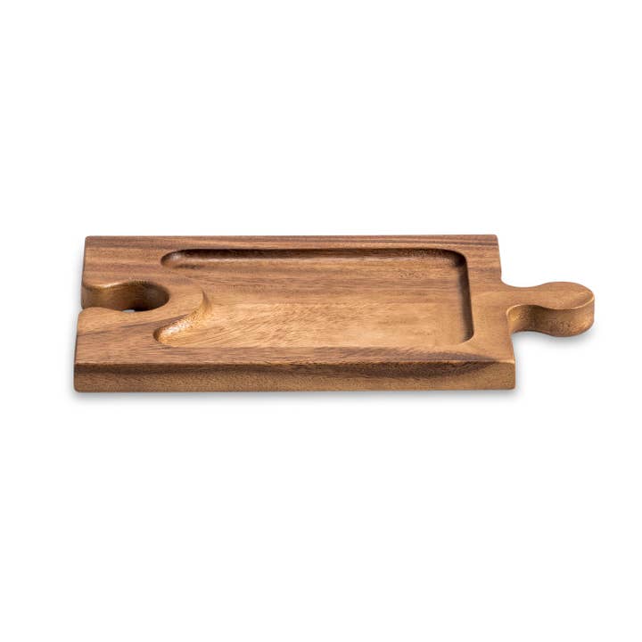 Kalmar Home - Wholesale Cheese Board - Interlocking Charcuterie Board/Wine Glass Holder