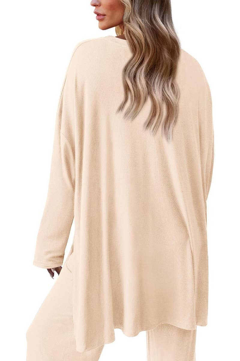 NINEXIS - Wholesale Top & Pant Set (NOT Loungewear) - Women's - CWSTB00483_2025 KNIT LOUNGE SET WOMEN 2 PIECE CASUAL OUTFITS13