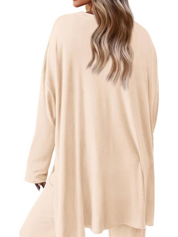 NINEXIS - Wholesale Top & Pant Set (NOT Loungewear) - Women's - CWSTB00483_2025 KNIT LOUNGE SET WOMEN 2 PIECE CASUAL OUTFITS13