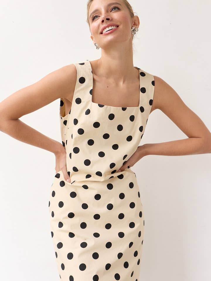 Simple Polka Dot Dress - RD1181 for wholesale on Faire