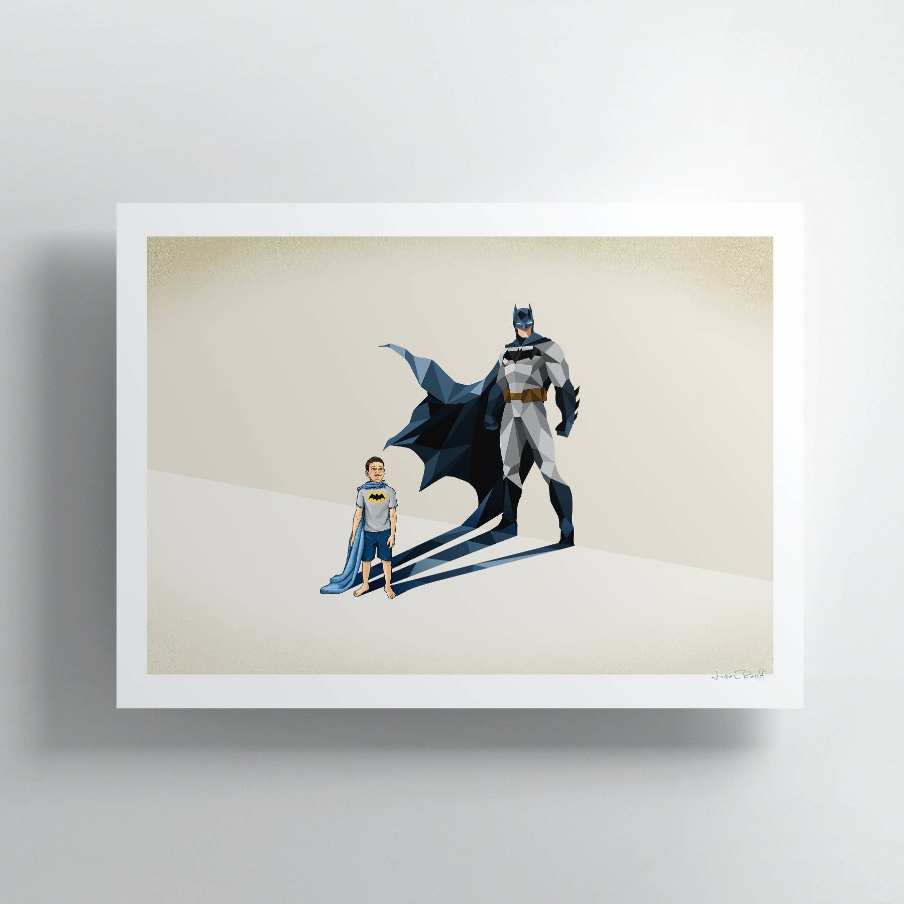 Jason Ratliff - Wholesale Art Print - Super Shadows - Dark Knight by Jason Ratliff1