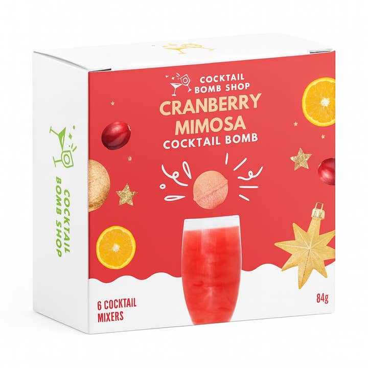 CRANBERRY MIMOSA - COCKTAIL BOMB for wholesale by Cocktail Bomb Shop